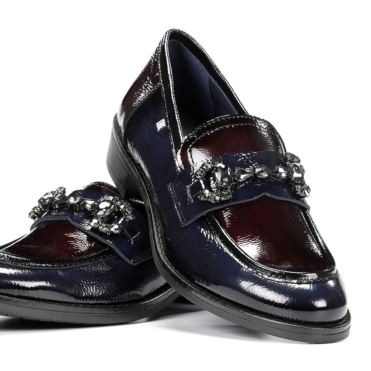 Dorking Harvard D9118 Loafer (Women) - Naplack Marino/Burdeos