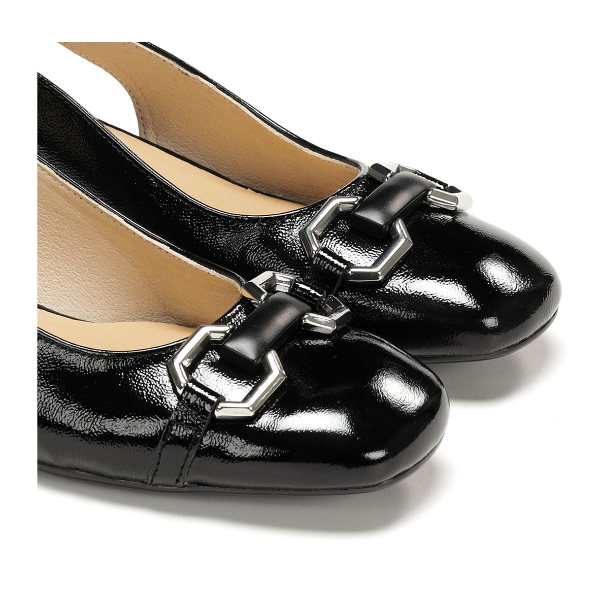 Dorking Gia D9307 Slingback Heel (Women) - Negro Dress-Casual - Heels - The Heel Shoe Fitters