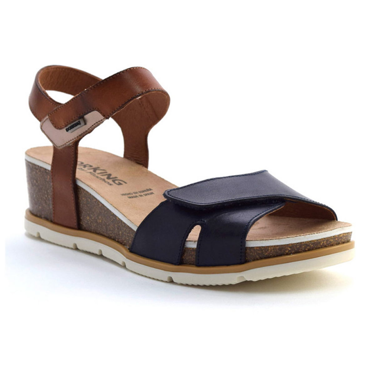Dorking Gold D9512 Wedge Sandal (Women) Sandal - Heel/Wedge - The Heel Shoe Fitters