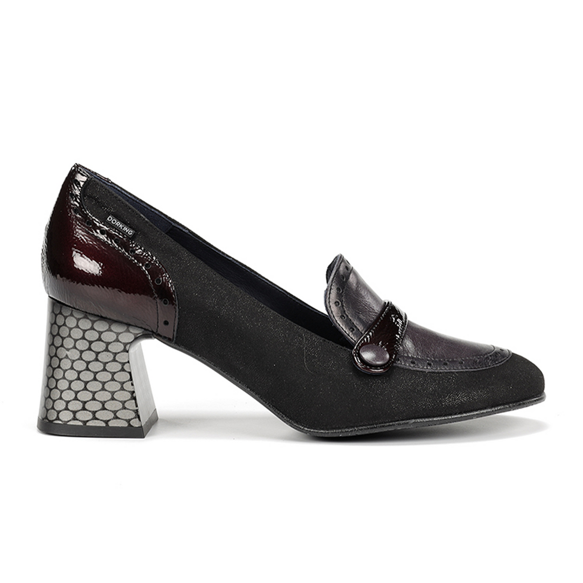 Dorking Dacy D9614 Heeled Loafer (Women) - Platini/Alias/Naplack Negro