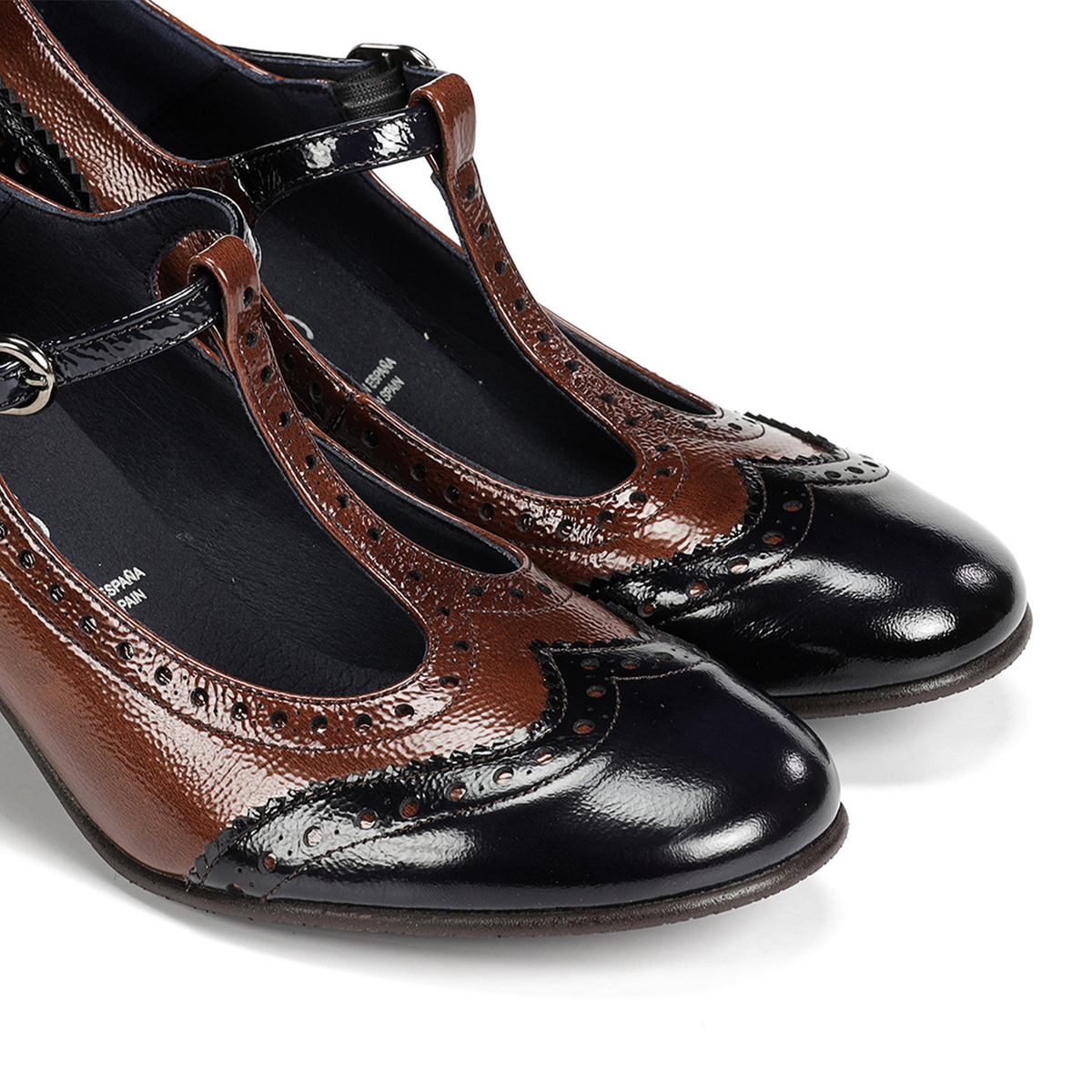Dorking Dacy D9618 Mary Jane Heel (Women) - Naplack Marino/Cuero
