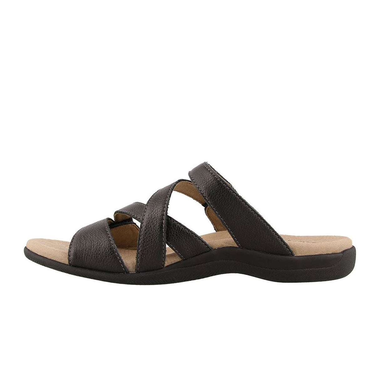 Taos Double U Slide Sandal (Women) - Black Sandal - Slide - The Heel Shoe Fitters