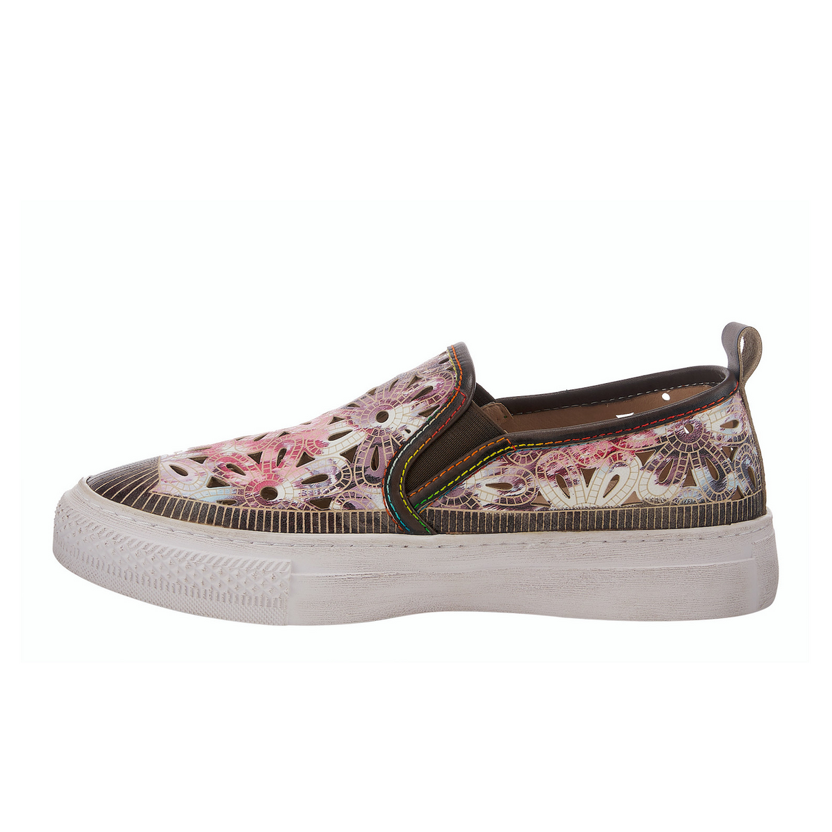 L'Artiste Denofeden Slip On Sneaker (Women) - Brown Multi Dress-Casual - Slip On - The Heel Shoe Fitters