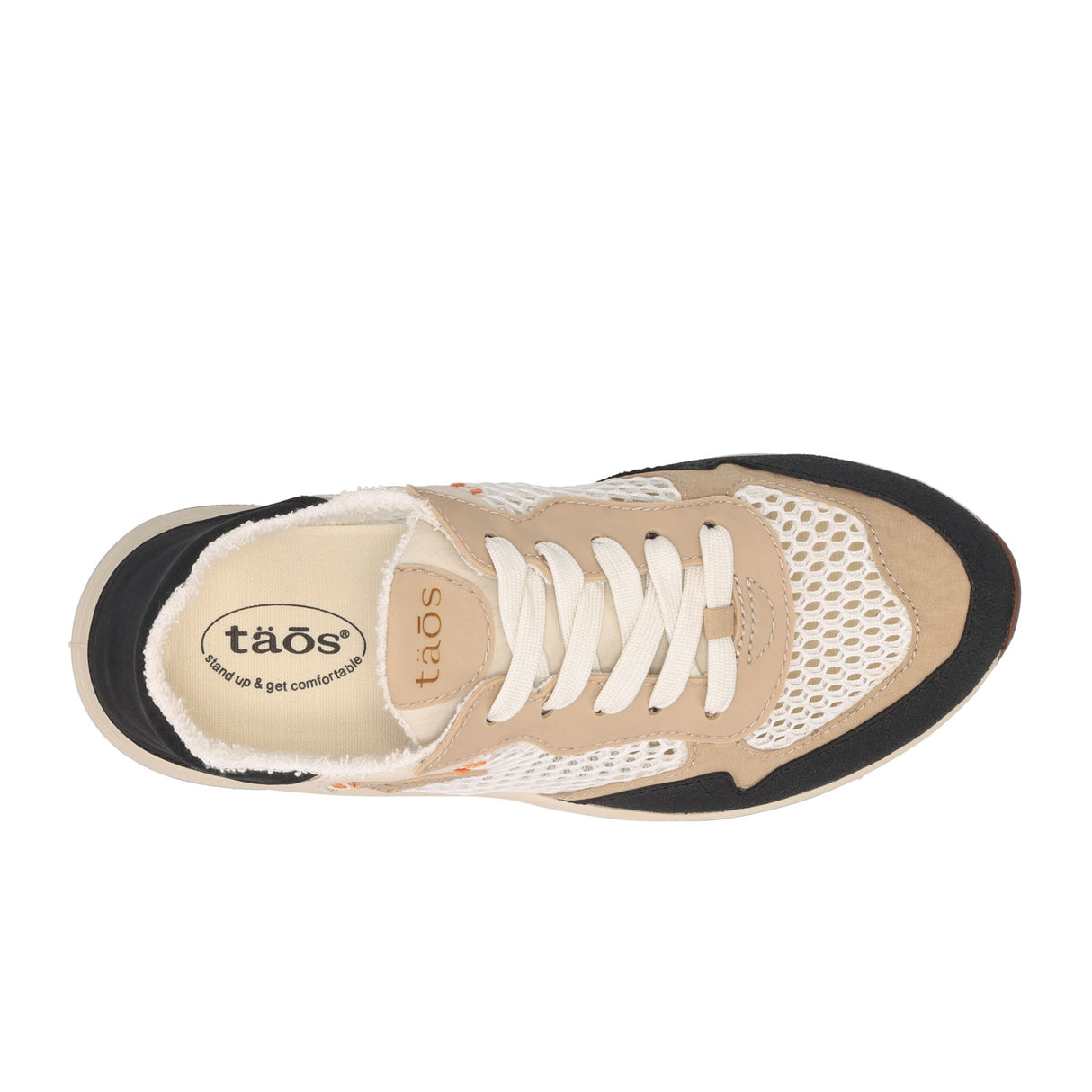 Taos Direction Sneaker (Women) - Black/Taupe Multi Athletic - Casual - Lace Up - The Heel Shoe Fitters