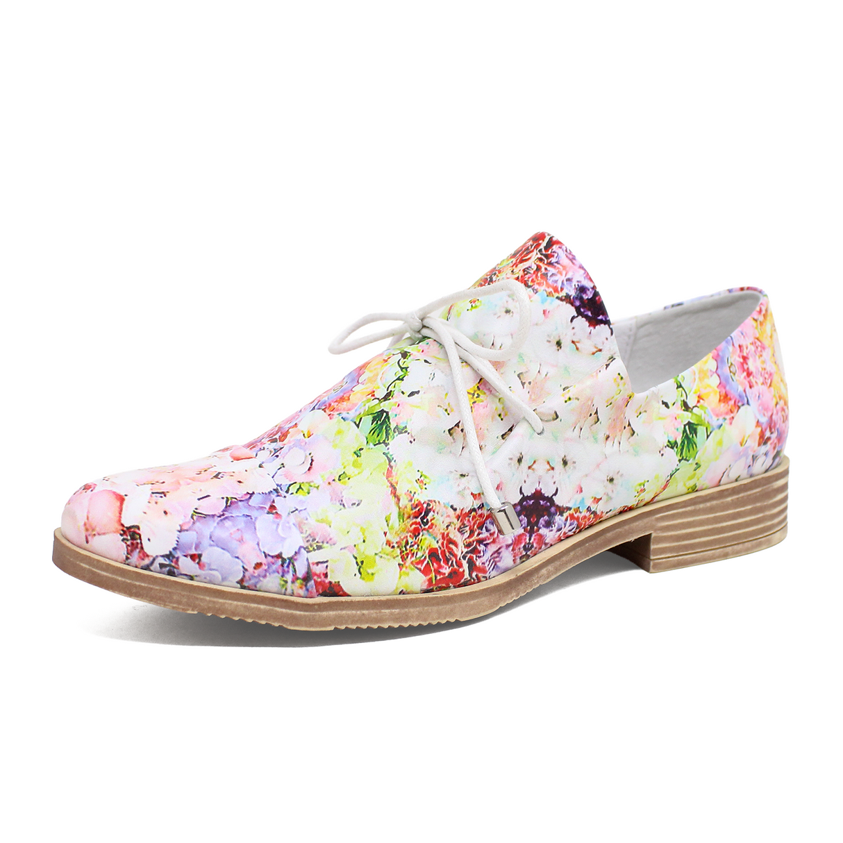 Django & Juliette Kotty Slip On (Women) - Pastel Multi Leather Dress-Casual - Loafer - The Heel Shoe Fitters