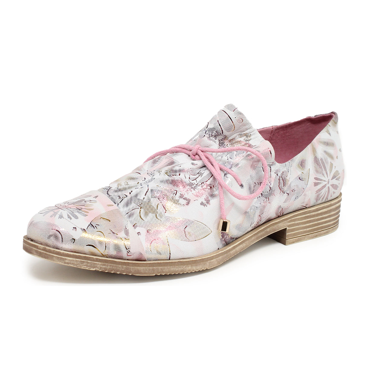 Django & Juliette Kotty Slip On (Women) - Pink Fireworks Dress-Casual - Flat - The Heel Shoe Fitters