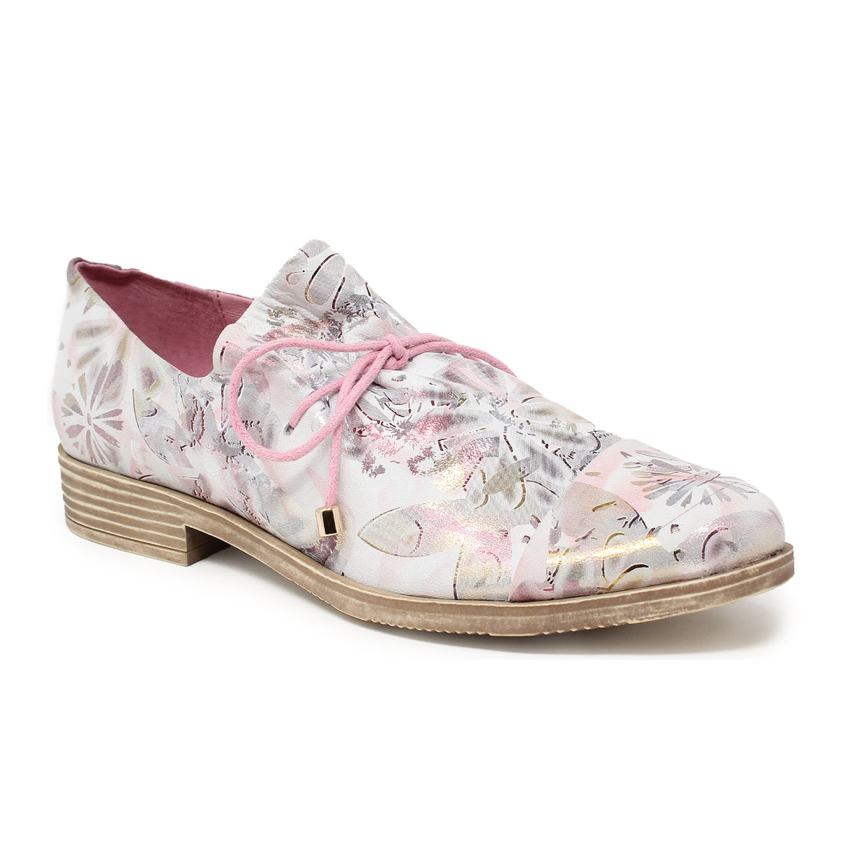 Django & Juliette Kotty Slip On (Women) - Pink Fireworks Dress-Casual - Flat - The Heel Shoe Fitters
