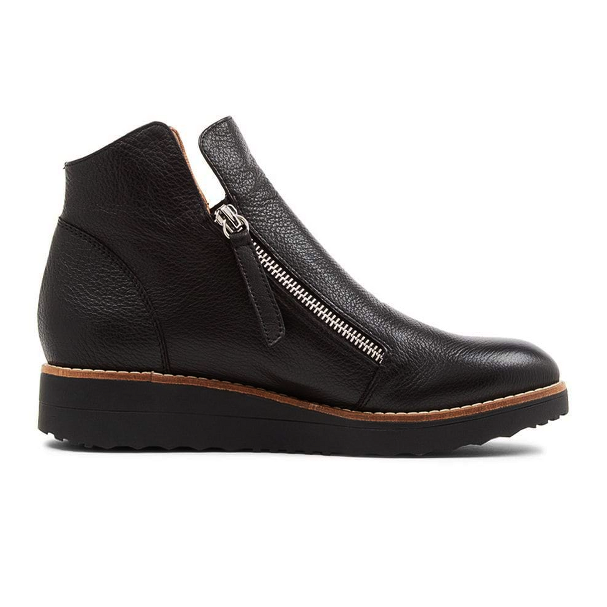 Django & Juliette Ohmy Ankle Boot (Women) - Black/Black Boots - Casual - Low - The Heel Shoe Fitters