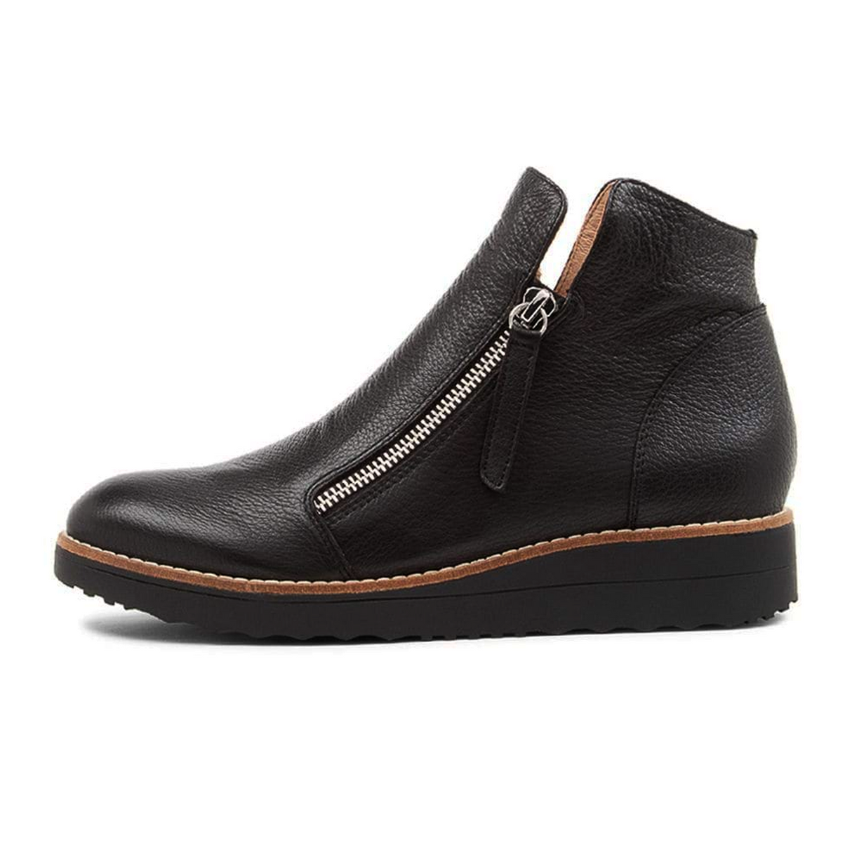 Django & Juliette Ohmy Ankle Boot (Women) - Black/Black Boots - Casual - Low - The Heel Shoe Fitters