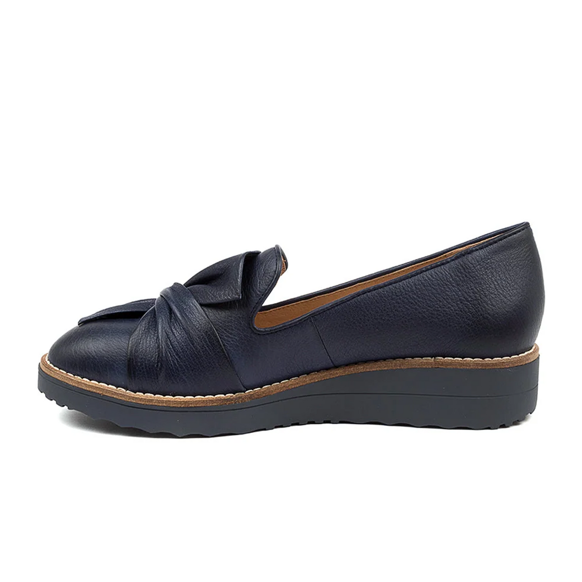 Django & Juliette Oclem Loafer (Women) - Navy Leather/Navy Sole
