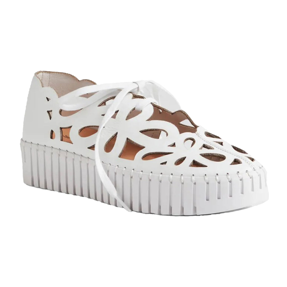 Django & Juliette Bello Sneaker (Women) - White Athletic - Casual - Lace Up - The Heel Shoe Fitters