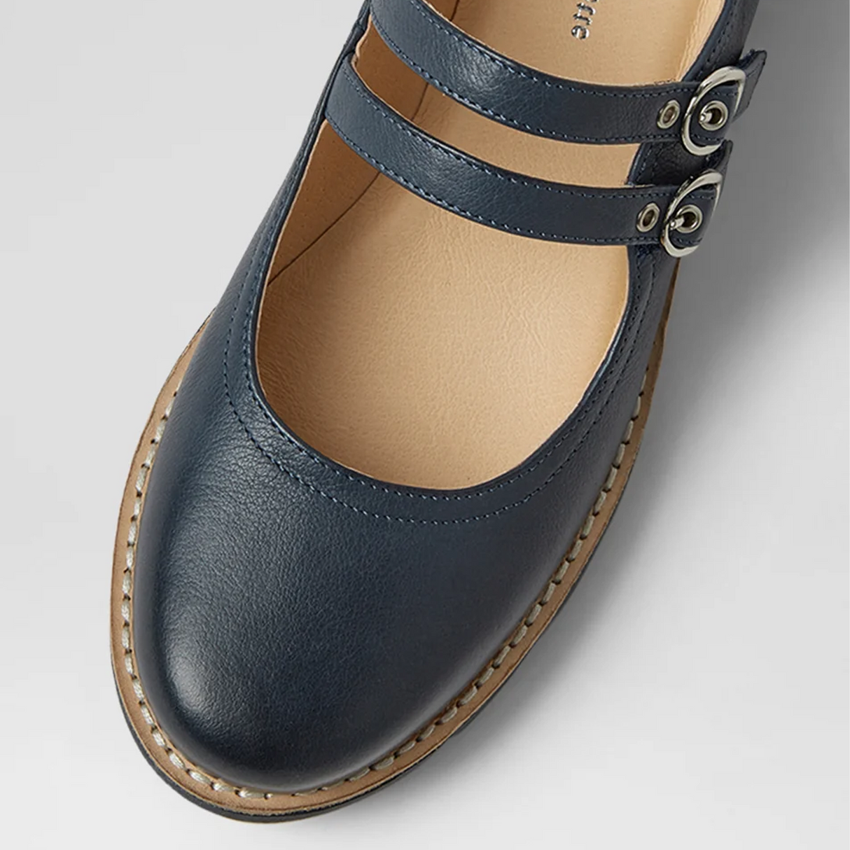 Django & Juliette Dabbie Mary Jane (Women) - Navy/Navy Sole