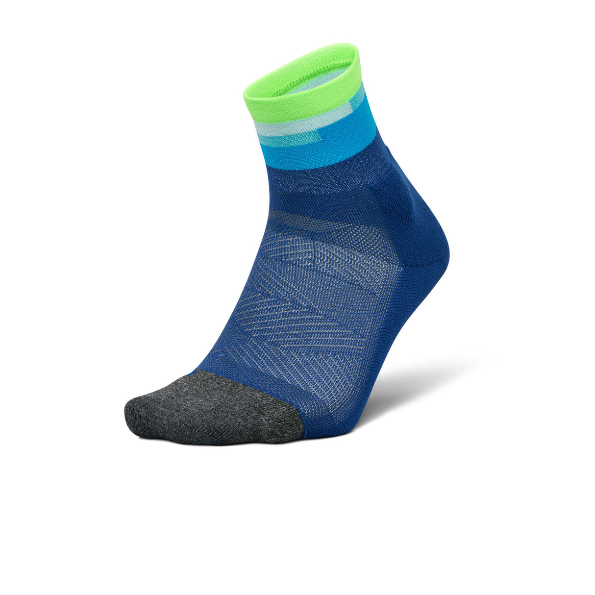 Feetures Elite Light Cushion Quarter Sock (Unisex) - Surfboard Blue Accessories - Socks - Performance - The Heel Shoe Fitters