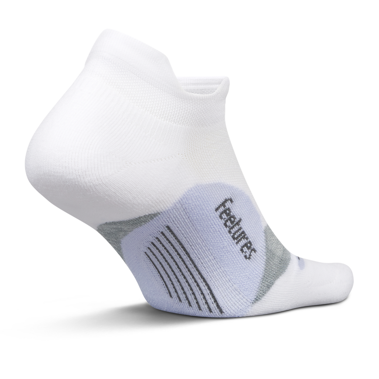 Feetures Elite Light Cushion No Show Tab Sock (Unisex) - White Liatech Accessories - Socks - Performance - The Heel Shoe Fitters