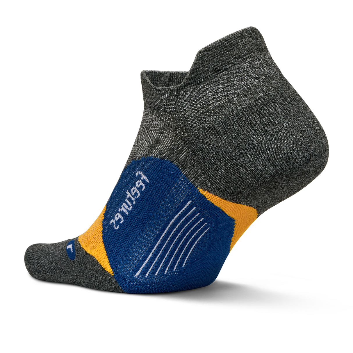 Feetures Elite Light Cushion No Show Tab Sock (Unisex) - Iron Seal Accessories - Socks - Performance - The Heel Shoe Fitters