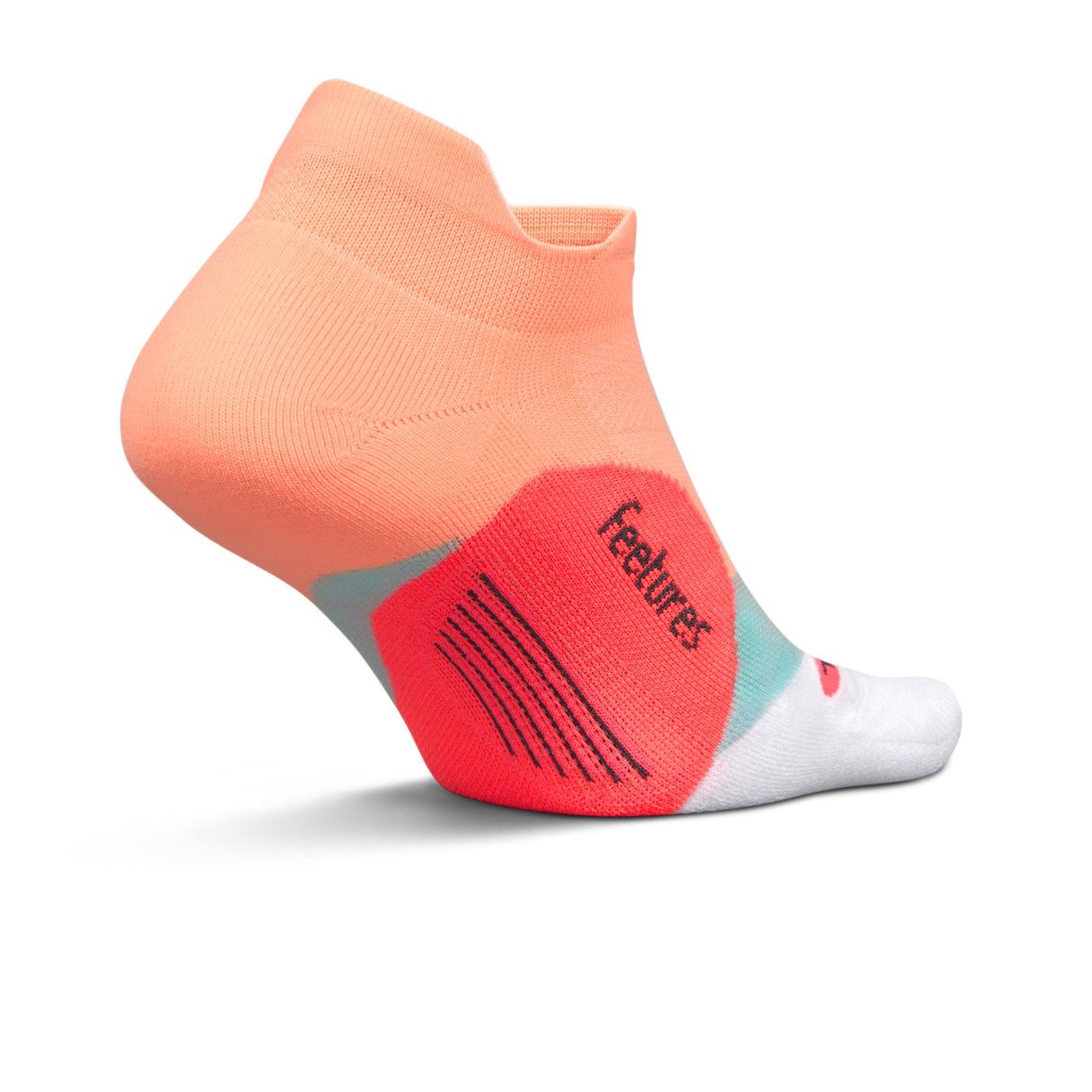 Feetures Elite Light Cushion No Show Tab Sock (Unisex) - Vibrant Reef Accessories - Socks - Performance - The Heel Shoe Fitters