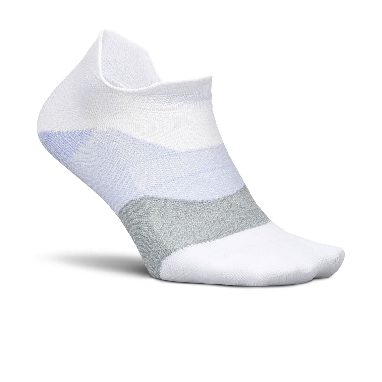 Feetures Elite Ultra Light No Show Tab Sock (Unisex) - White Liatech Accessories - Socks - Performance - The Heel Shoe Fitters