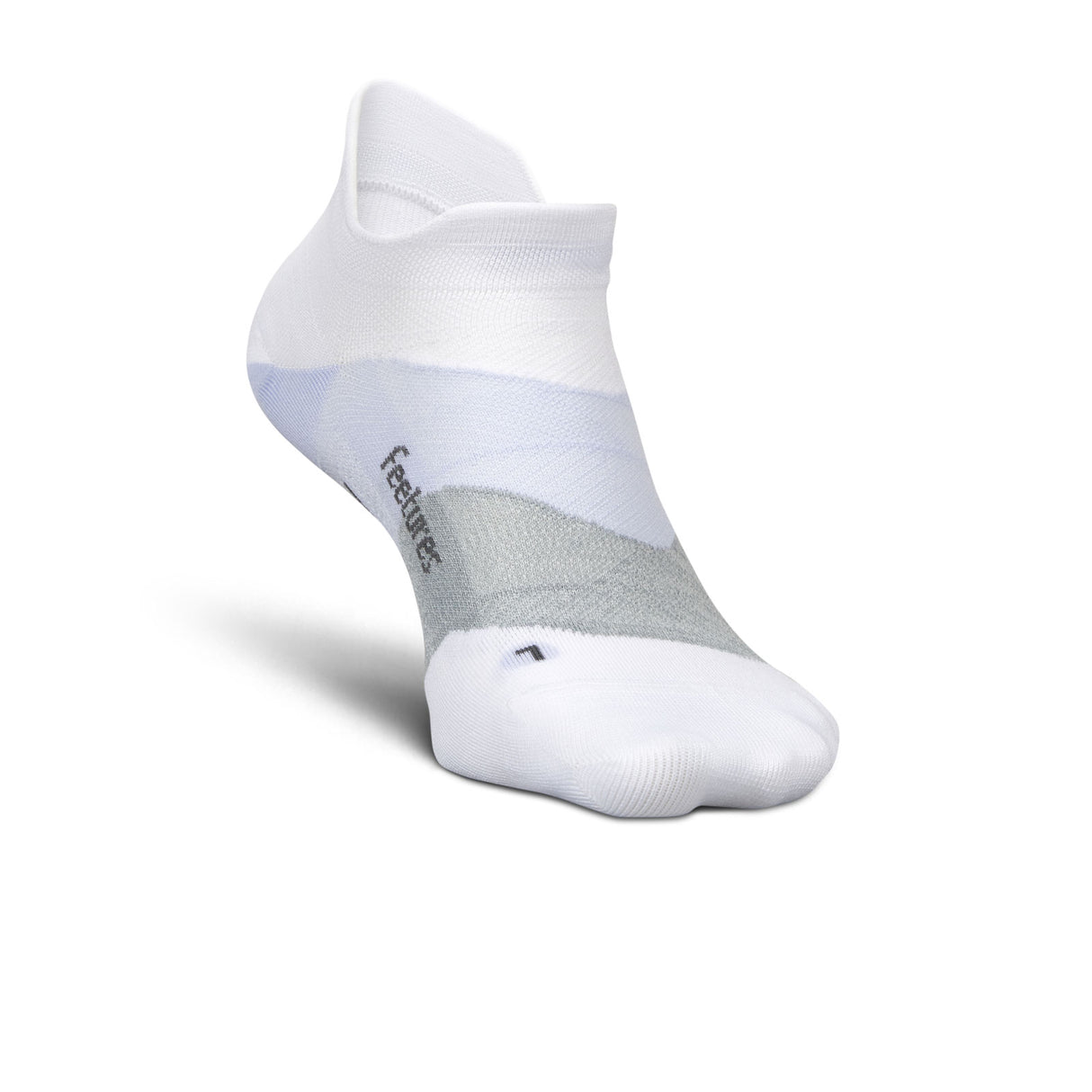 Feetures Elite Ultra Light No Show Tab Sock (Unisex) - White Liatech Accessories - Socks - Performance - The Heel Shoe Fitters