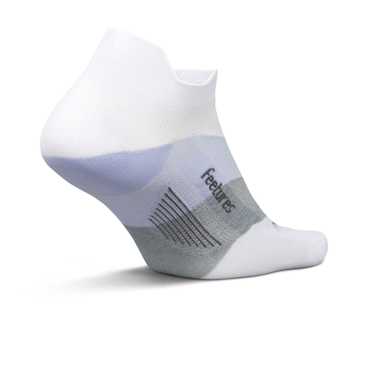 Feetures Elite Ultra Light No Show Tab Sock (Unisex) - White Liatech Accessories - Socks - Performance - The Heel Shoe Fitters
