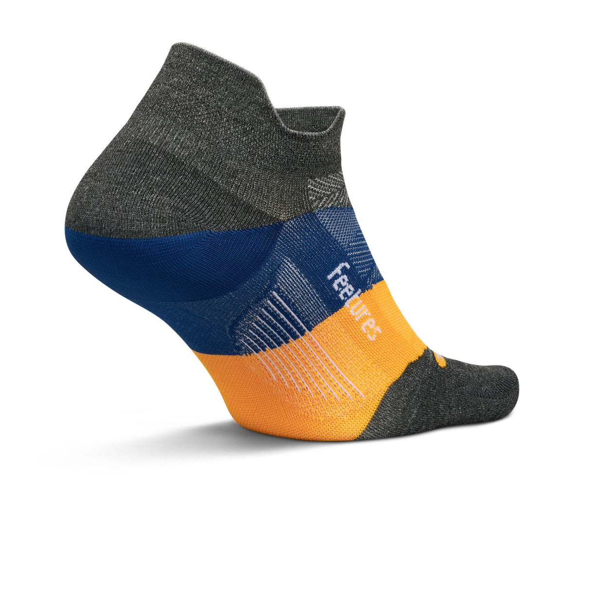 Feetures Elite Ultra Light No Show Tab Sock (Unisex) - Iron Seal Accessories - Socks - Performance - The Heel Shoe Fitters