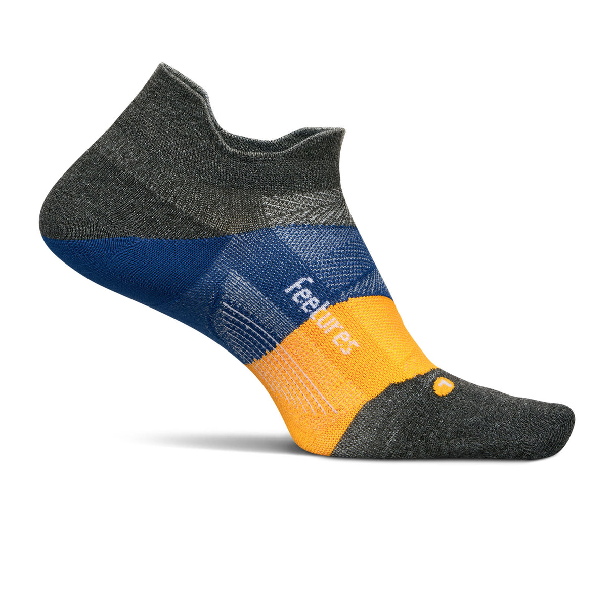 Feetures Elite Ultra Light No Show Tab Sock (Unisex) - Iron Seal Accessories - Socks - Performance - The Heel Shoe Fitters