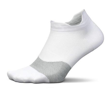 Feetures Elite Ultra Light No Show Tab Sock (Unisex) - White