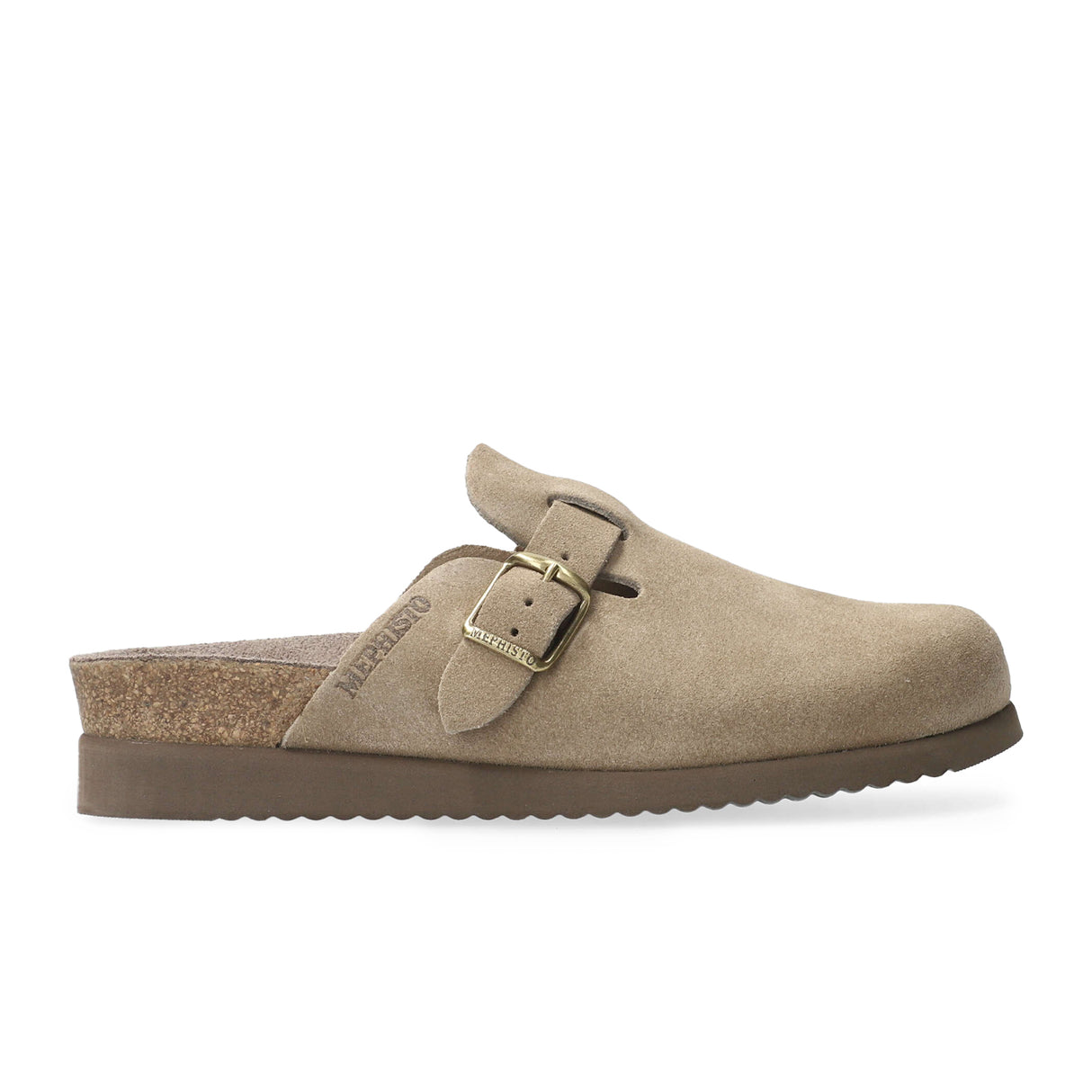 Mephisto Halina Clog (Women) - Warm Grey Suede Dress-Casual - Clogs & Mules - The Heel Shoe Fitters