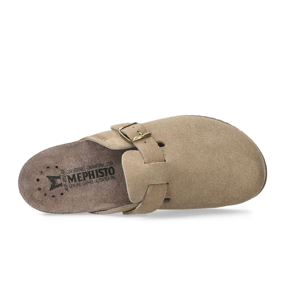 Mephisto Halina Clog (Women) - Warm Grey Suede Dress-Casual - Clogs & Mules - The Heel Shoe Fitters