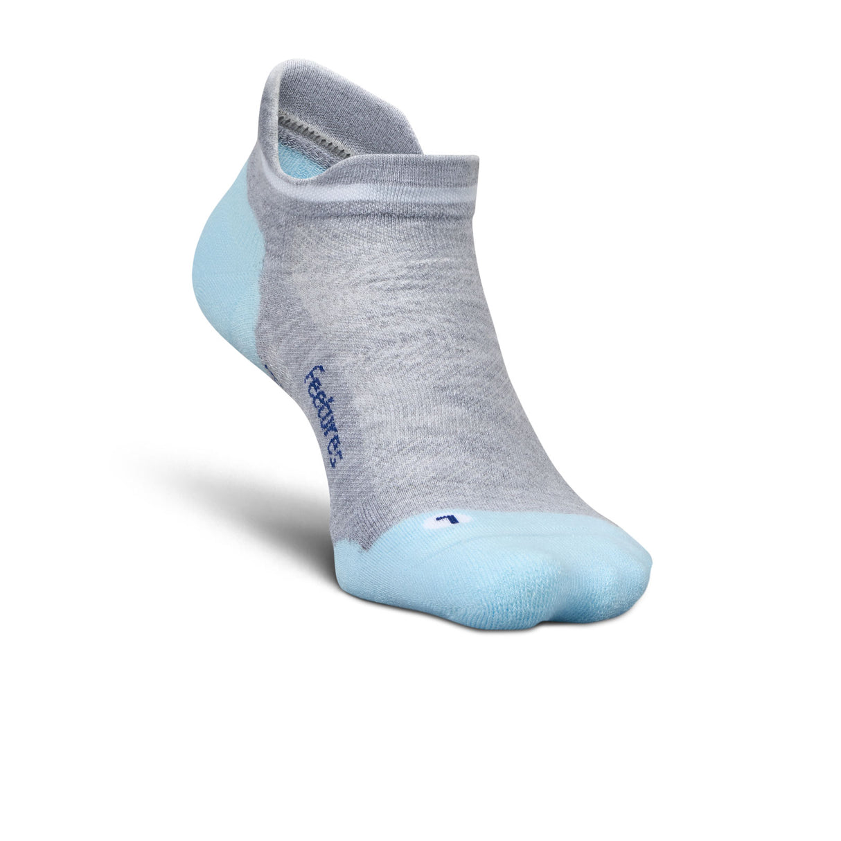 Feetures Elite Max Cushion No Show Tab Sock (Unisex) - Gray Sky Accessories - Socks - Performance - The Heel Shoe Fitters
