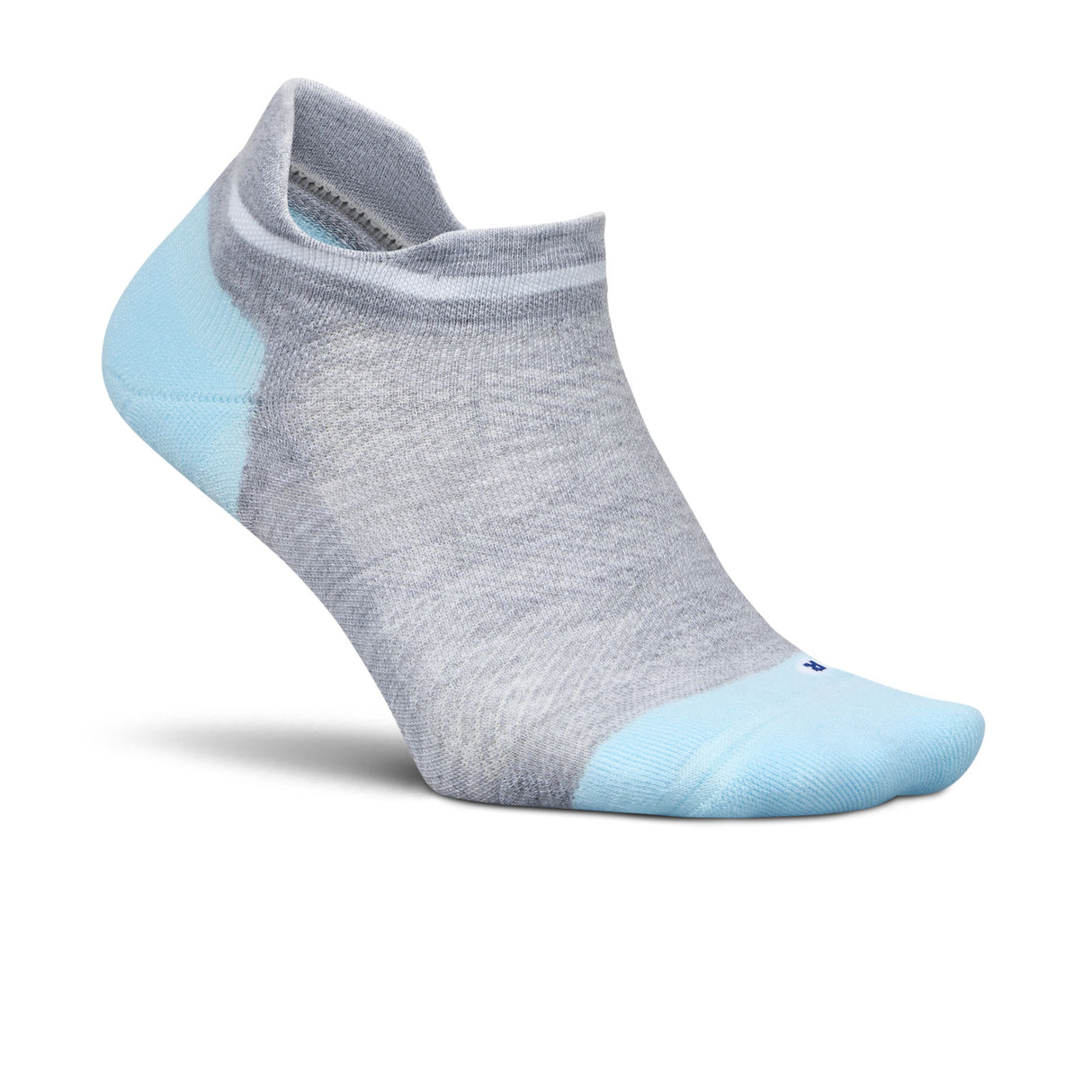 Feetures Elite Max Cushion No Show Tab Sock (Unisex) - Gray Sky Accessories - Socks - Performance - The Heel Shoe Fitters