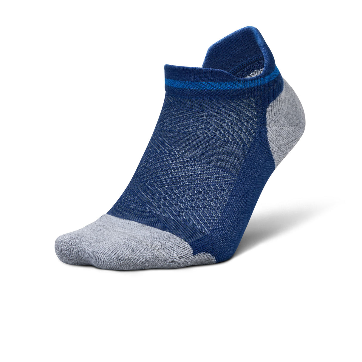 Feetures Elite Max Cushion No Show Tab Sock (Unisex) - Navy Mist Accessories - Socks - Performance - The Heel Shoe Fitters