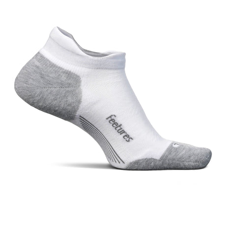 Feetures Elite Max Cushion No Show Tab Sock (Unisex) - White Accessories - Socks - Performance - The Heel Shoe Fitters