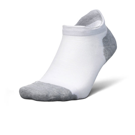 Feetures Elite Max Cushion No Show Tab Sock (Unisex) - White