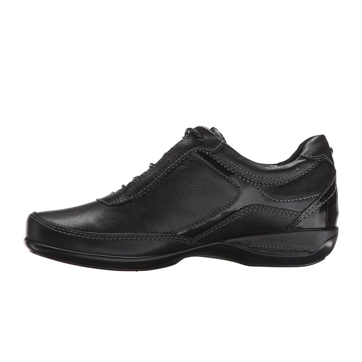 Aetrex Holly Lace Up (Women) - Black Leather Dress-Casual - Lace Ups - The Heel Shoe Fitters