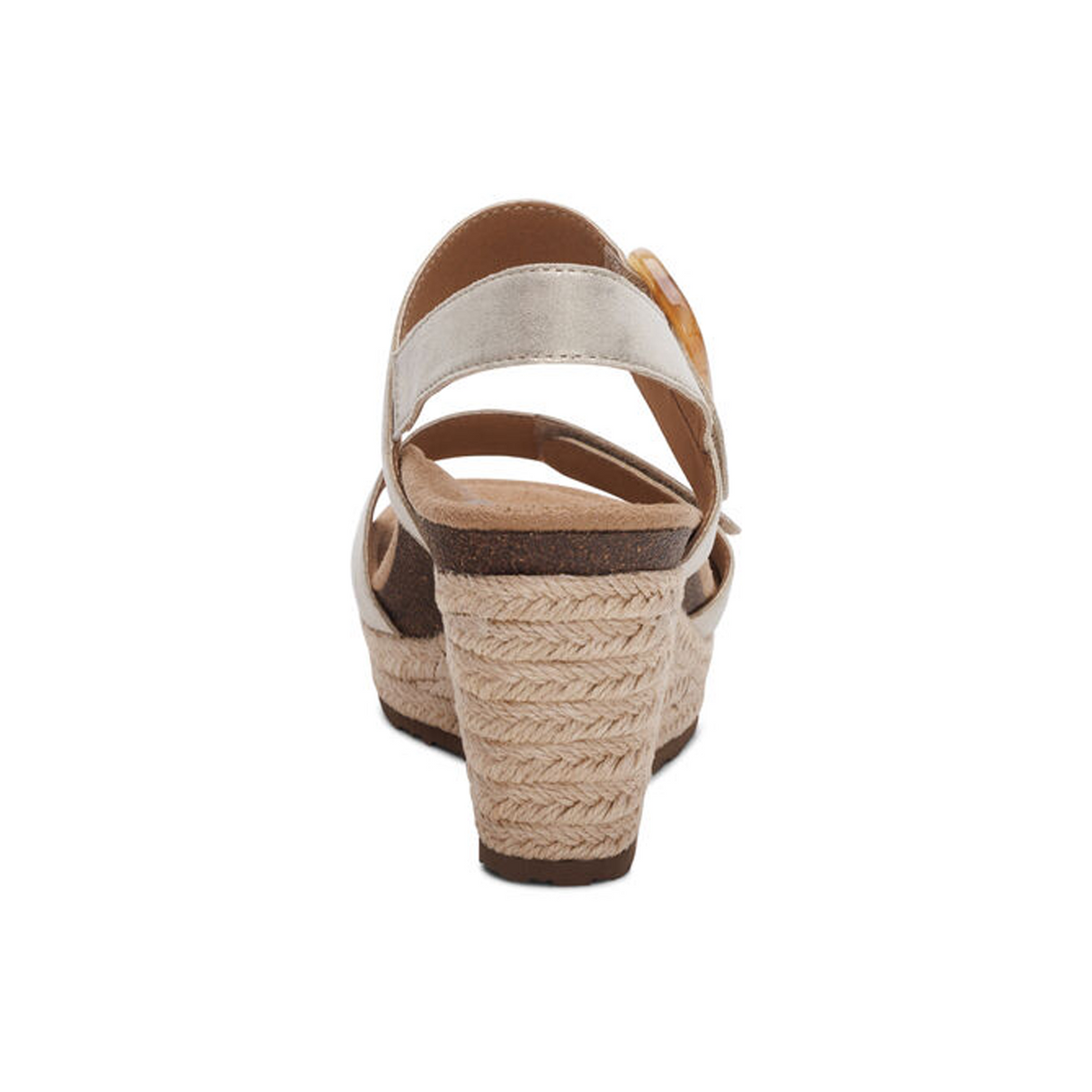 Aetrex Ashley Wedge Sandal (Women) Sandal - Heel/Wedge - The Heel Shoe Fitters