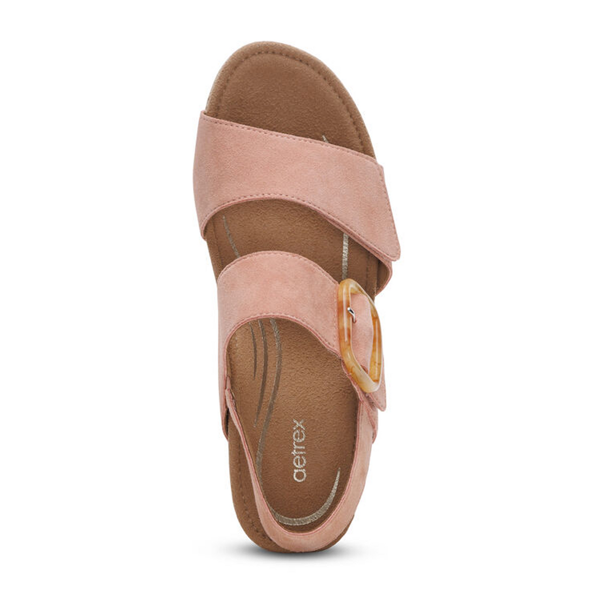 Aetrex Ashley Wedge Sandal (Women) Sandal - Heel/Wedge - The Heel Shoe Fitters