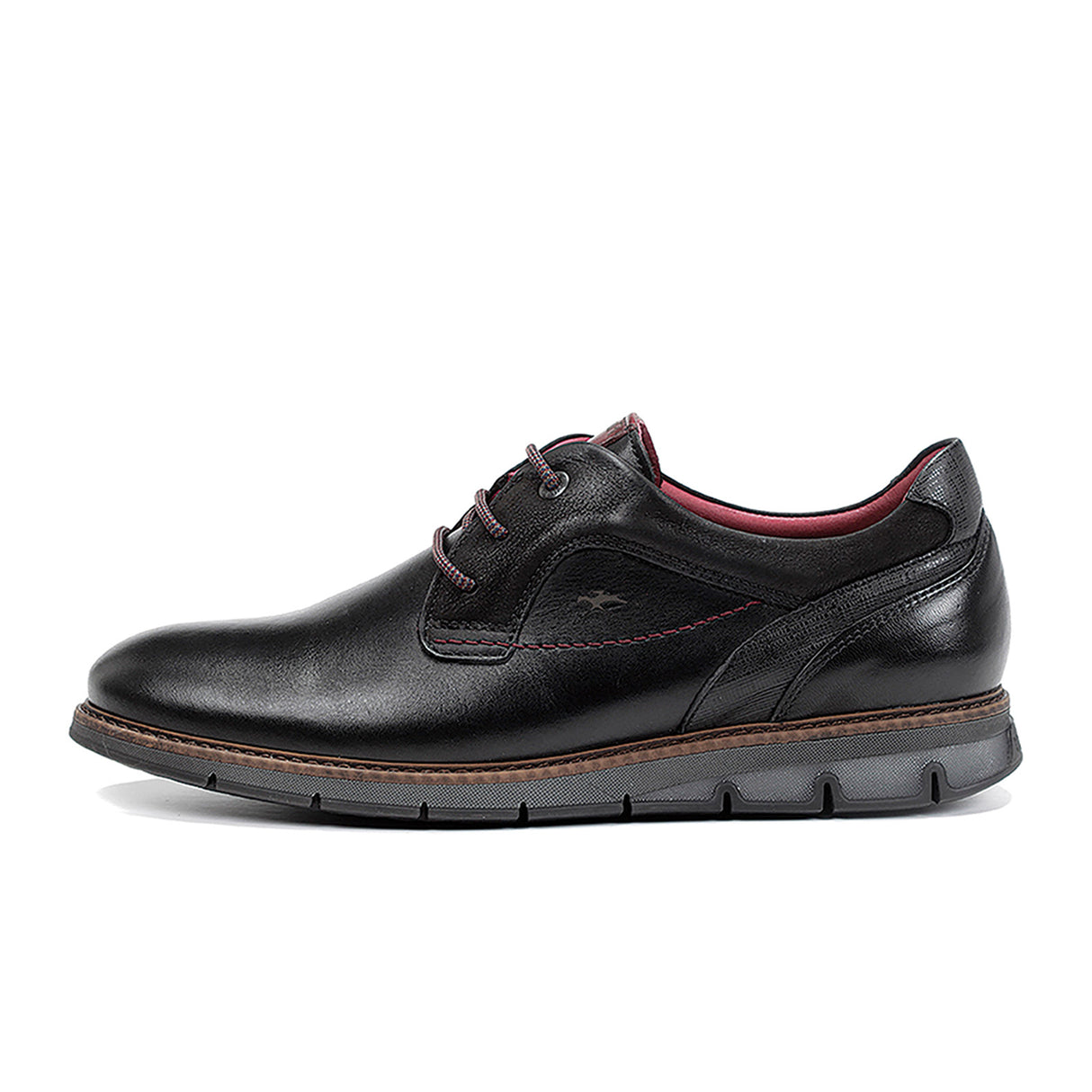 Fluchos Kiro F0979 Oxford (Men) - Black Dress-Casual - Oxford - The Heel Shoe Fitters
