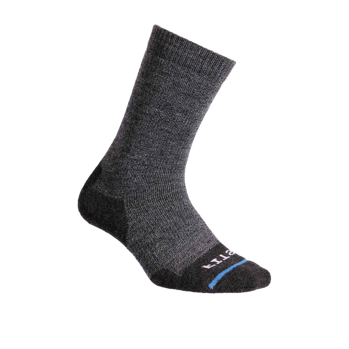 FITS F1001 Medium Hiker Crew Sock (Unisex) - Coal Accessories - Socks - Performance - The Heel Shoe Fitters