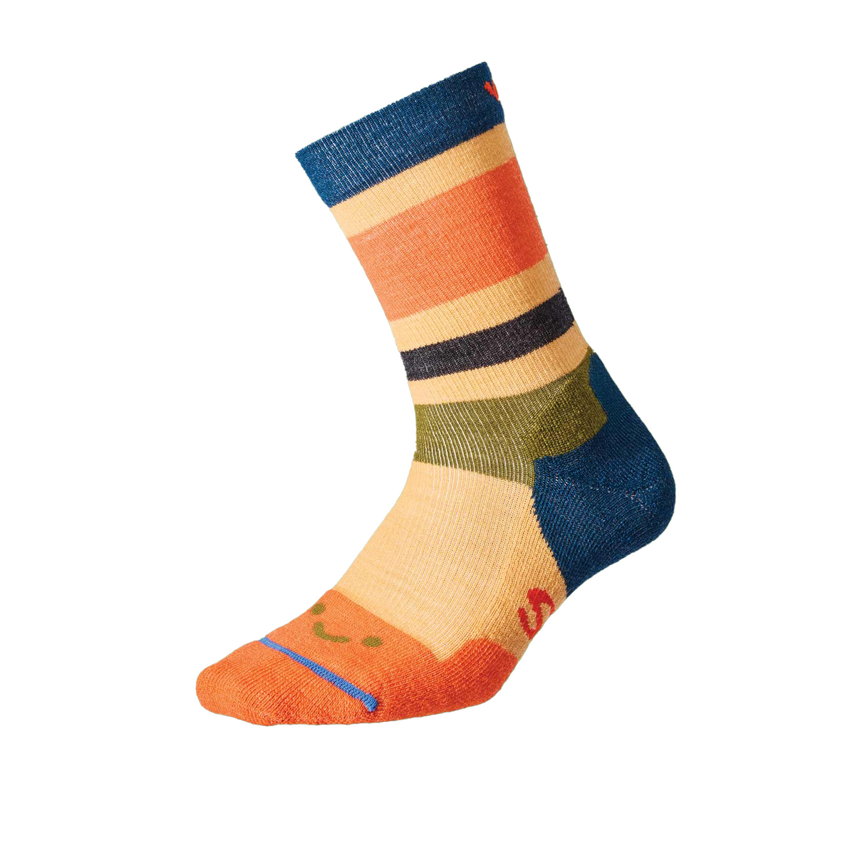 FITS F1087 Hermiston Light Cushion Hike Crew Sock (Unisex) - Oak Buff Accessories - Socks - Performance - The Heel Shoe Fitters