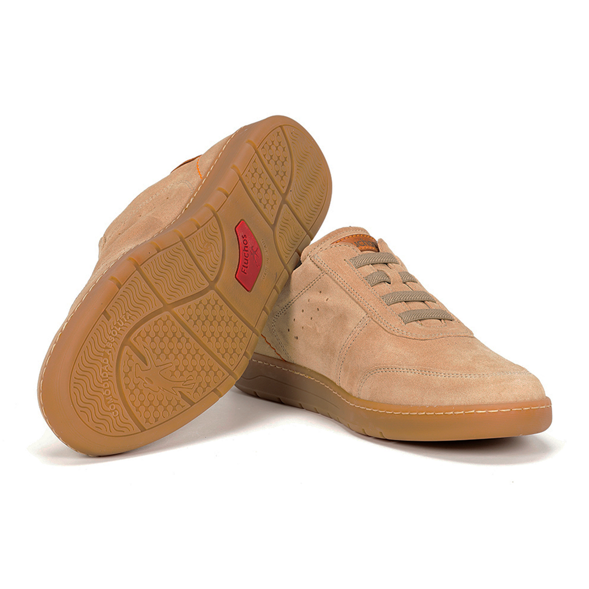 Fluchos Leo F1723 Sneaker (Men) - Sand Athletic - Casual - Lace Up - The Heel Shoe Fitters