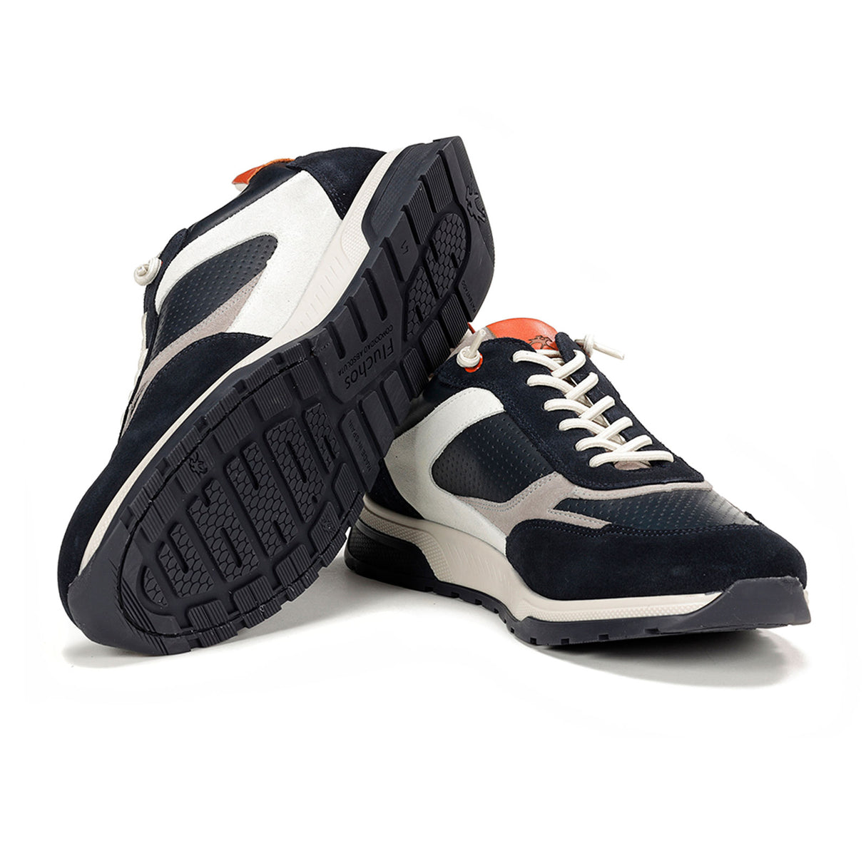 Fluchos Louis F1957 Sneaker (Men) - Marine Athletic - Casual - Lace Up - The Heel Shoe Fitters