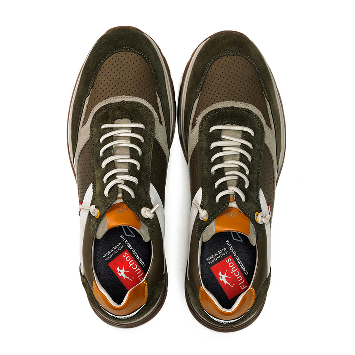 Fluchos Louis F1957 Sneaker (Men) - Green Athletic - Casual - Lace Up - The Heel Shoe Fitters