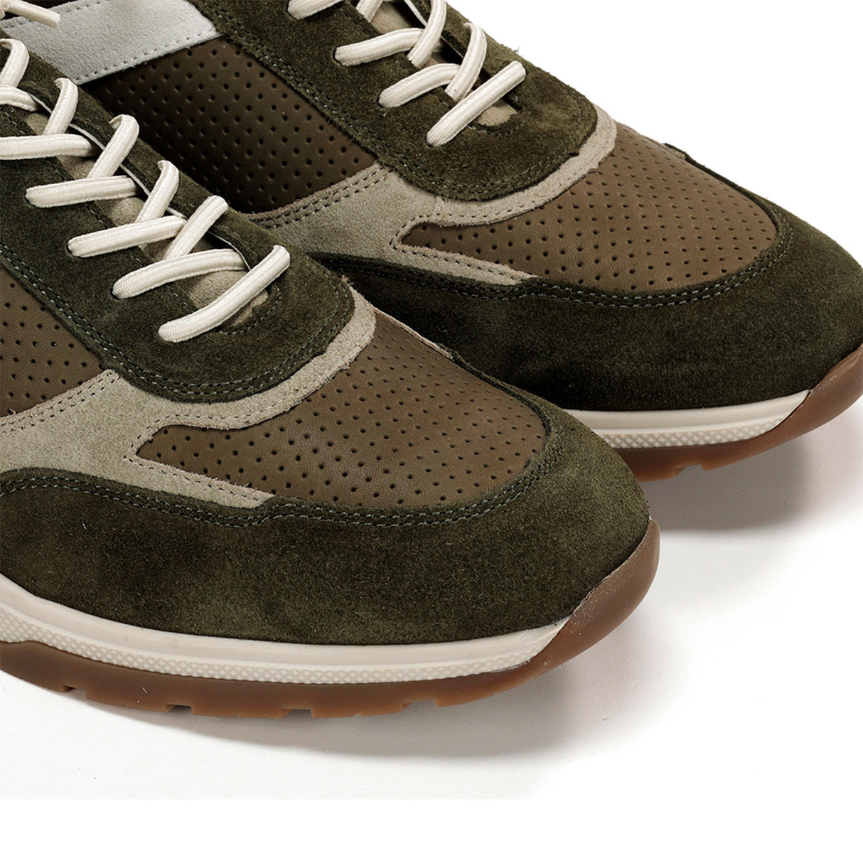 Fluchos Louis F1957 Sneaker (Men) - Green Athletic - Casual - Lace Up - The Heel Shoe Fitters