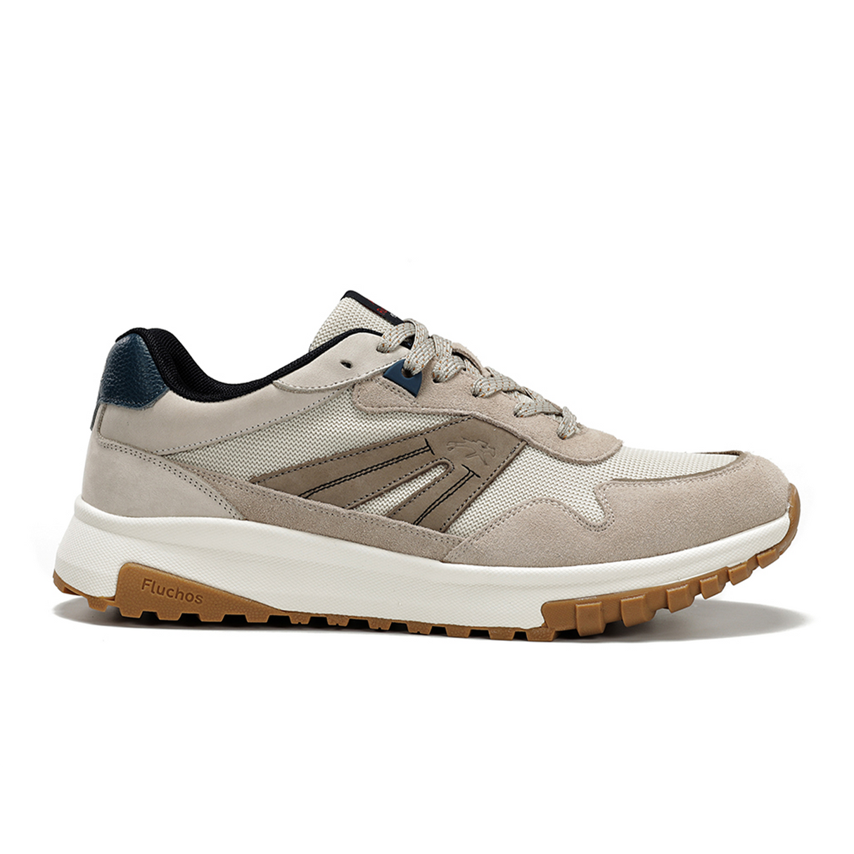 Fluchos Arion F2011 Sneaker (Men) - Taupe Athletic - Casual - Lace Up - The Heel Shoe Fitters