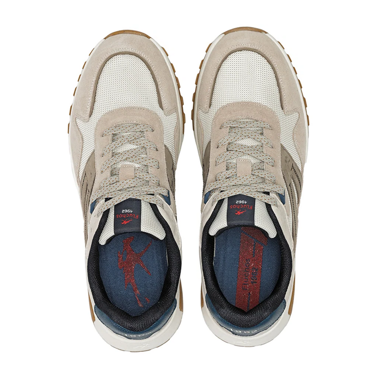 Fluchos Arion F2011 Sneaker (Men) - Taupe Athletic - Casual - Lace Up - The Heel Shoe Fitters