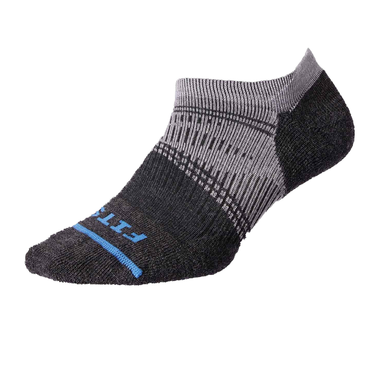 FITS F3201 Light Cushion Runner No Show Sock (Unisex) - Light Grey Accessories - Socks - Performance - The Heel Shoe Fitters