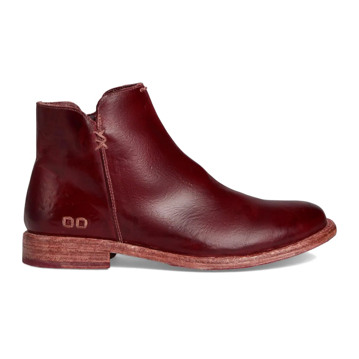 Bed Stu Yurisa Ankle Boot (Women) - Cherry Lacquer Boots - Casual - Low - The Heel Shoe Fitters