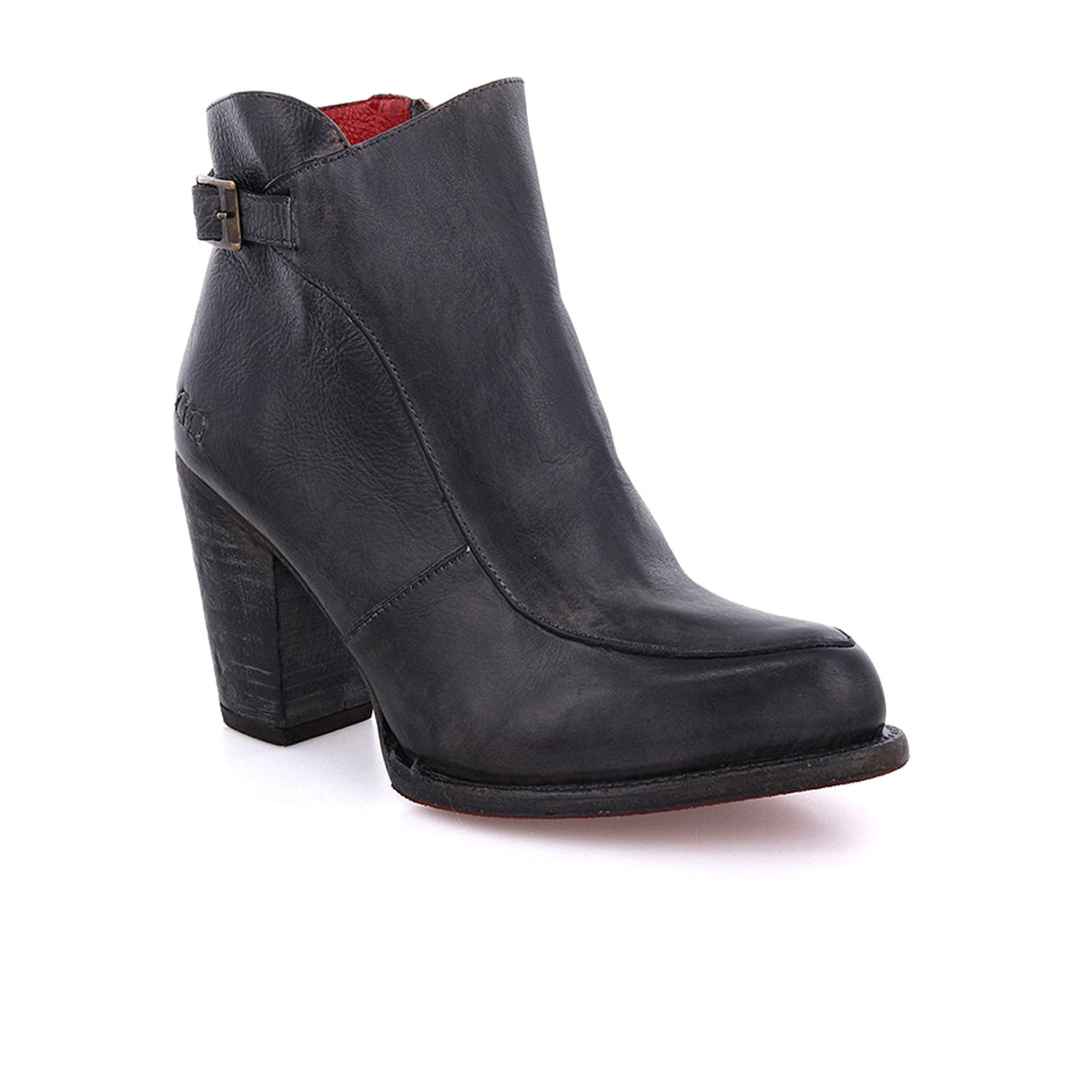 Bed Stu Isla Ankle Boot (Women) - Black Rustic Boots - Casual - Low - The Heel Shoe Fitters