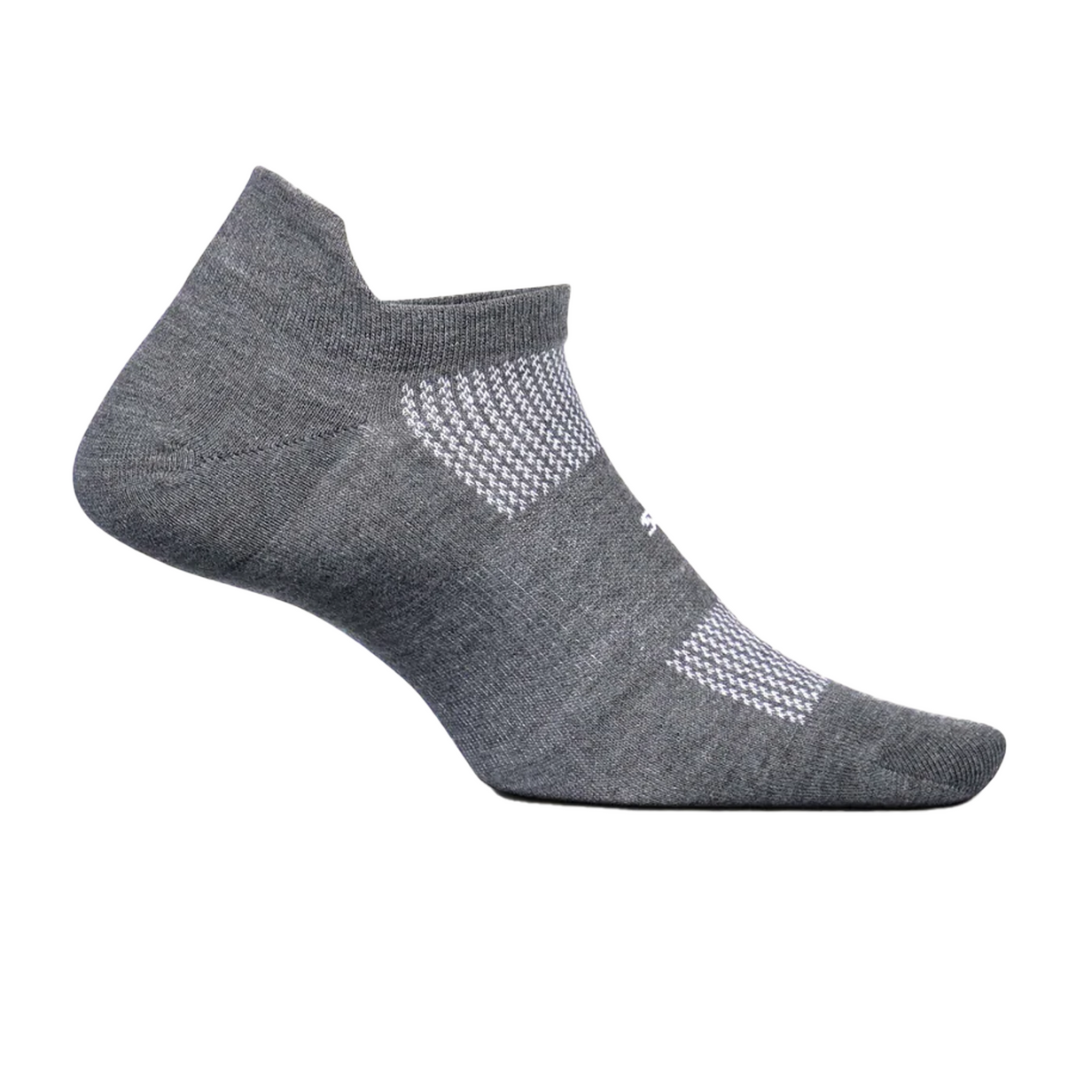 Feetures FA5558 High Performance Ultra Light No Show Tab Sock (Unisex) - Heather Gray Accessories - Socks - Performance - The Heel Shoe Fitters