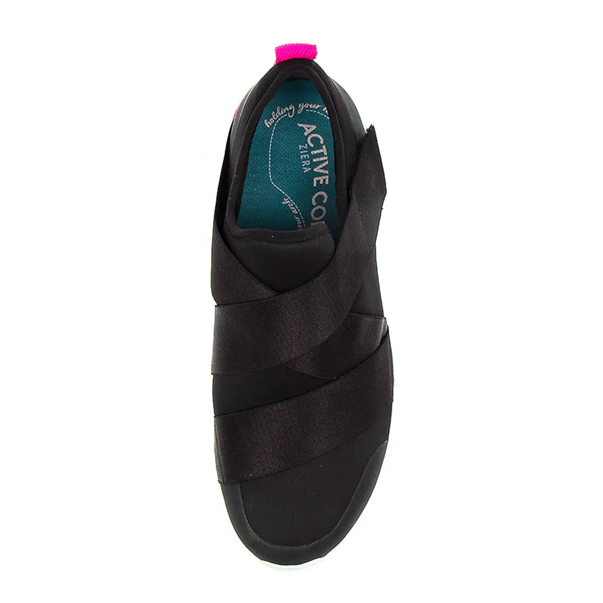 Ziera Farrell Wide Sneaker (Women) - Black Neoprene Athletic - Athleisure - The Heel Shoe Fitters